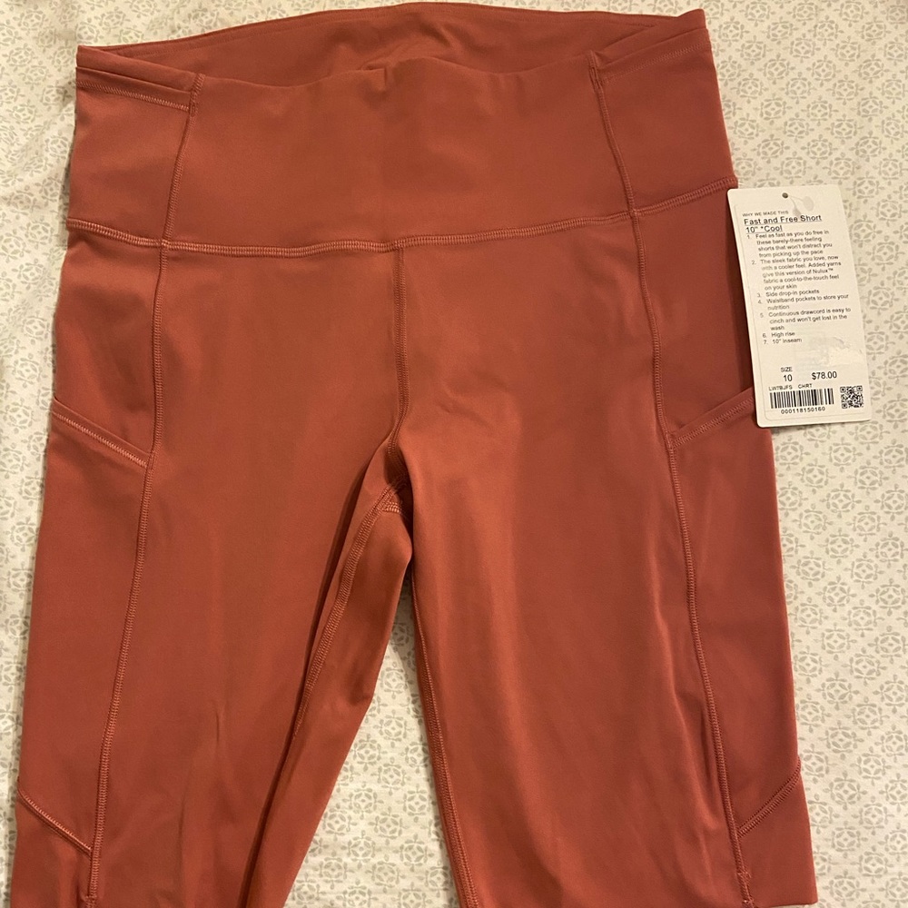 Lululemon 10” spandex